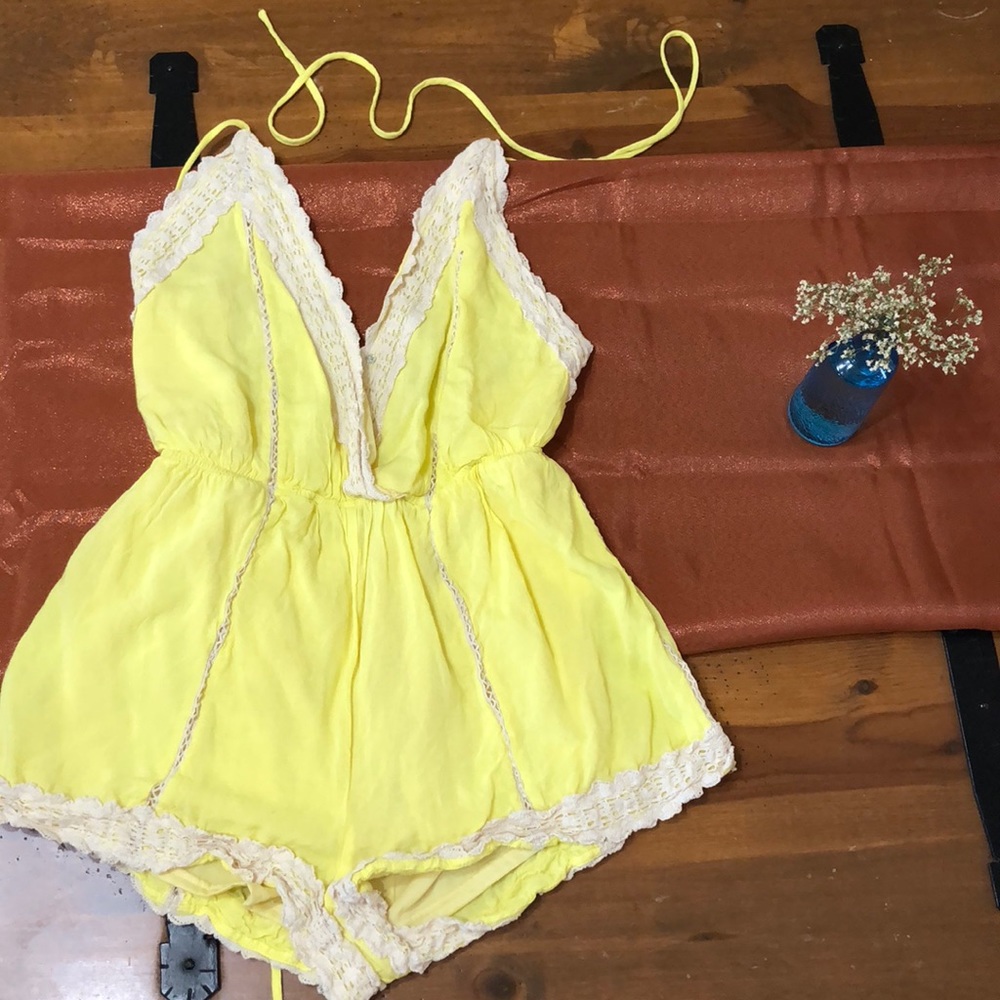 Yellow romper